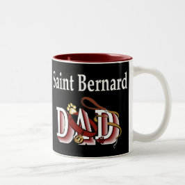 Saint Bernard Vater Geschenke Zweifarbige Tasse