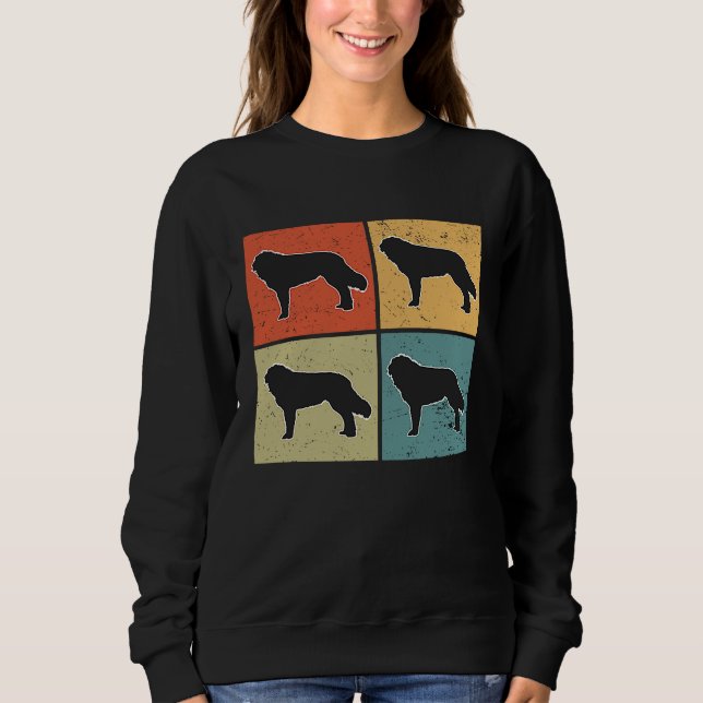 Saint Bernard Vintage  2 Sweatshirt (Vorderseite)