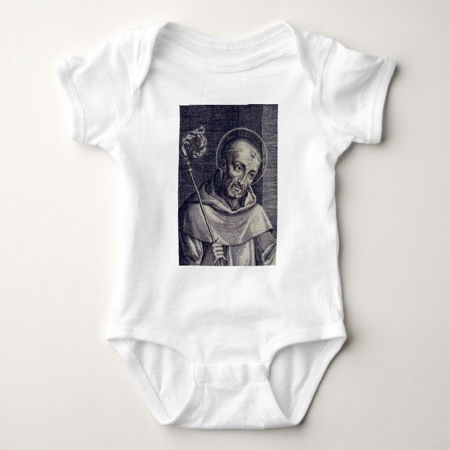 Saint Bernard von Clairvaux Baby Strampler (Vorderseite)
