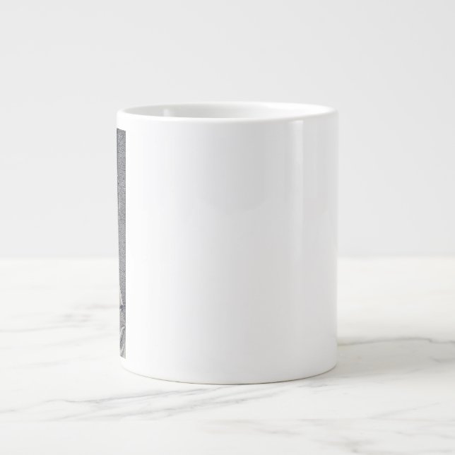 Saint Bernard von Clairvaux Jumbo-Tasse (Vorderseite)
