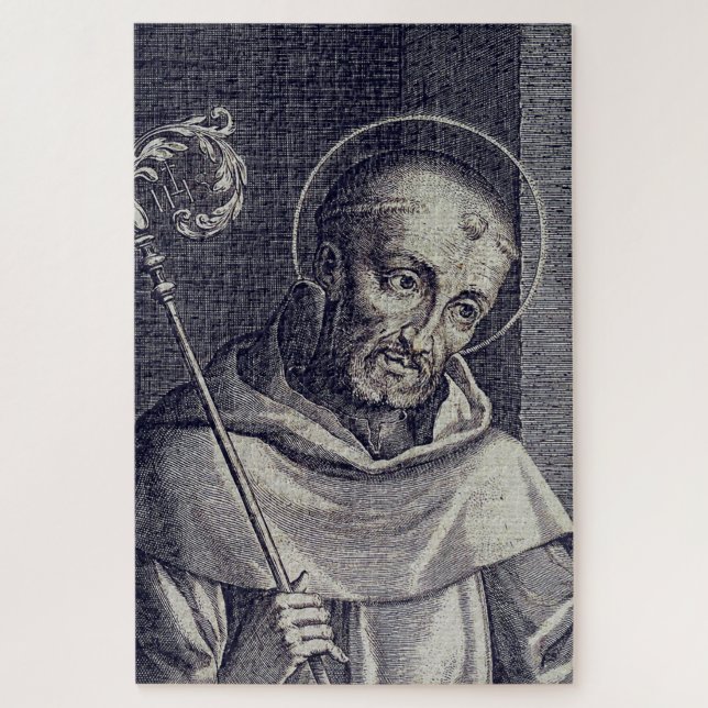Saint Bernard von Clairvaux Puzzle (Vertikal)