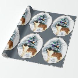 Saint Bernard Weihnachten Geschenkpapier