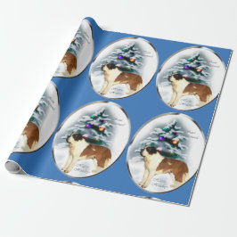 Saint Bernard Weihnachten Geschenkpapier