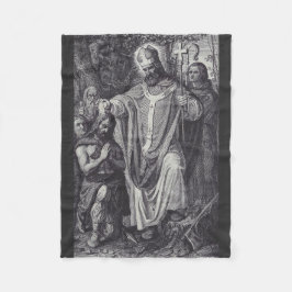 Saint Boniface Englischer Benediktinermönch Fleecedecke
