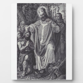 Saint Boniface Englischer Benediktinermönch Fotoplatte