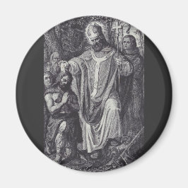 Saint Boniface Englischer Benediktinermönch Magnet