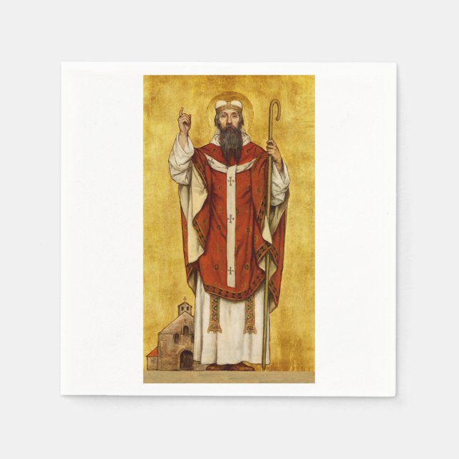 Saint Boniface von Albrecht de Vriendt Serviette (Vorderseite)