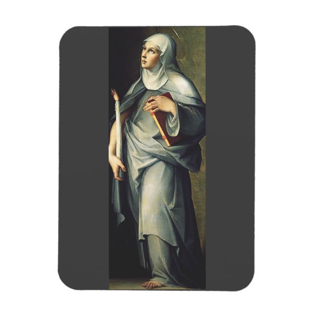Saint Bridget von Schweden Magnet (Vertikal)