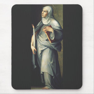 Saint Bridget von Schweden Mousepad