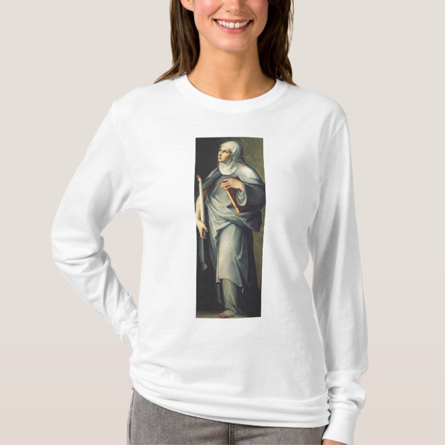 Saint Bridget von Schweden T-Shirt (Vorderseite)