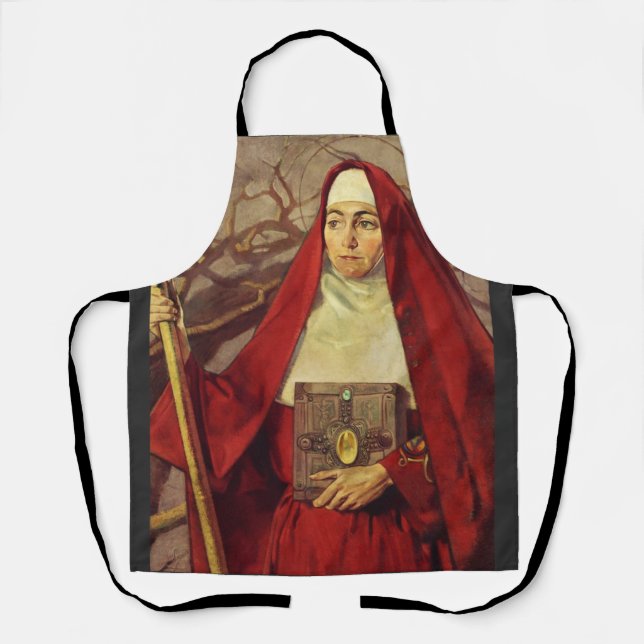 Saint Brigid von Irland Schürze (Vorderseite)