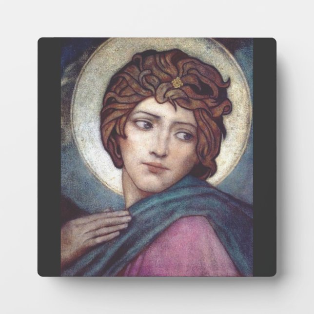 Saint Brigid von Kildare Fotoplatte (Vorderseite)
