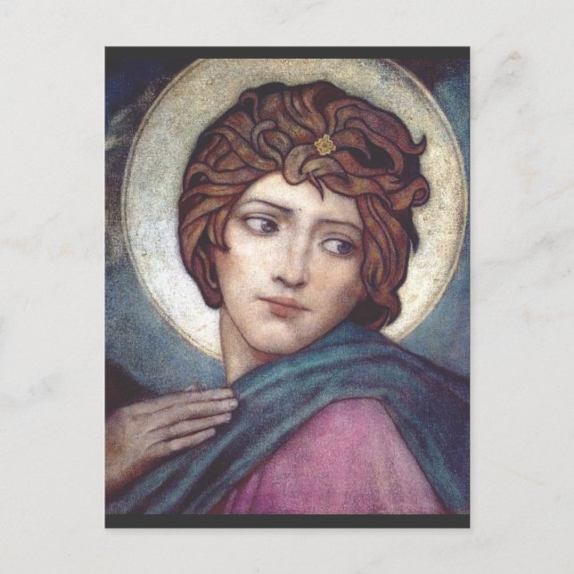 Saint Brigid von Kildare Postkarte (Vorderseite)