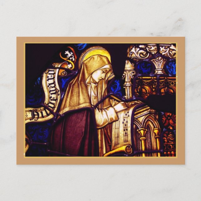 Saint Brigid von Schweden Postkarte (Vorderseite)