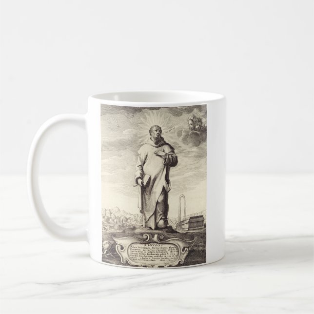 Saint Bruno von Köln Kaffeetasse (Links)