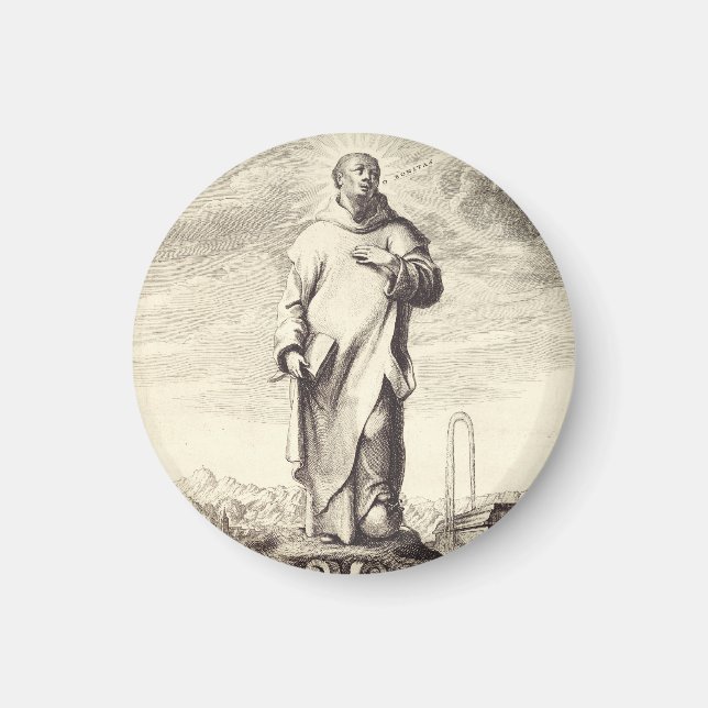 Saint Bruno von Köln Magnet (Vorne)