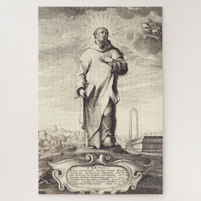 Saint Bruno von Köln Puzzle (Vertikal)