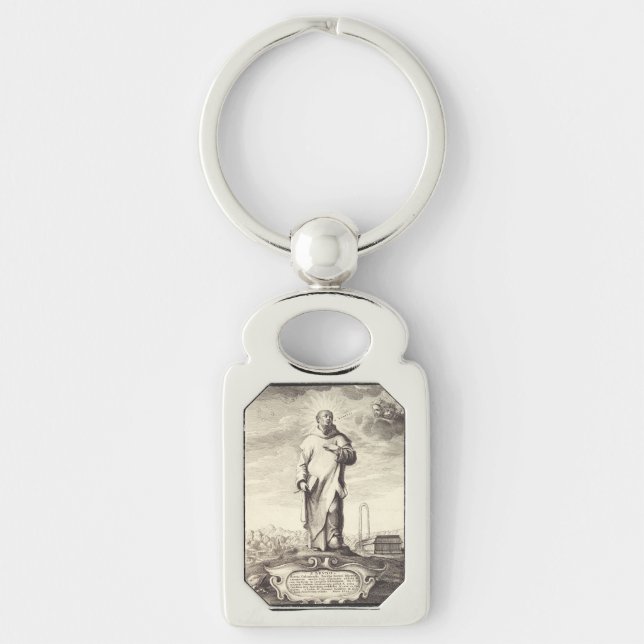 Saint Bruno von Köln Schlüsselanhänger (Vorderseite)