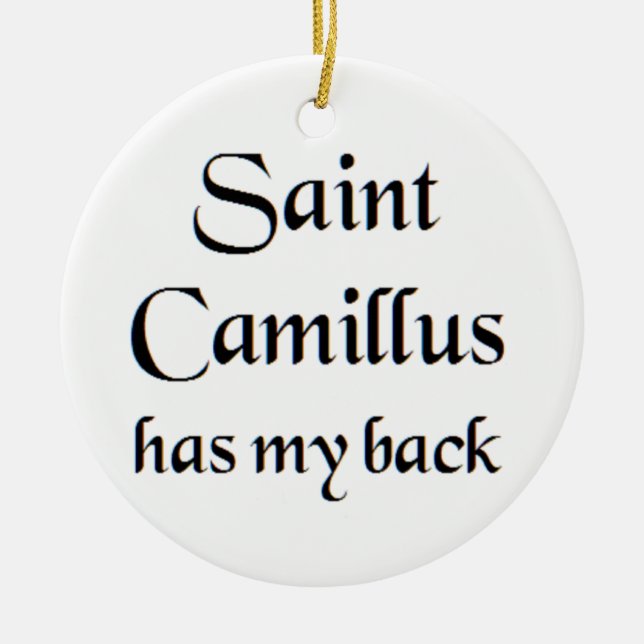 saint camillus coffee mug keramik ornament (Vorne)