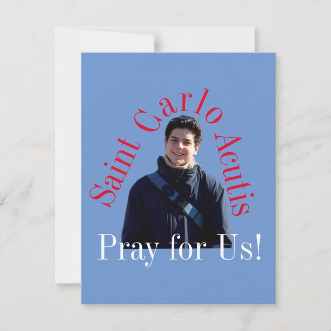 Saint Carlo Acutis (Vorderseite)