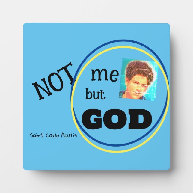 Saint Carlo Acutis Card Fotoplatte (Vorderseite)