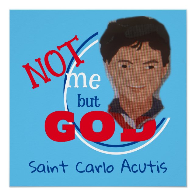 Saint Carlo Acutis Poster (Vorderseite)