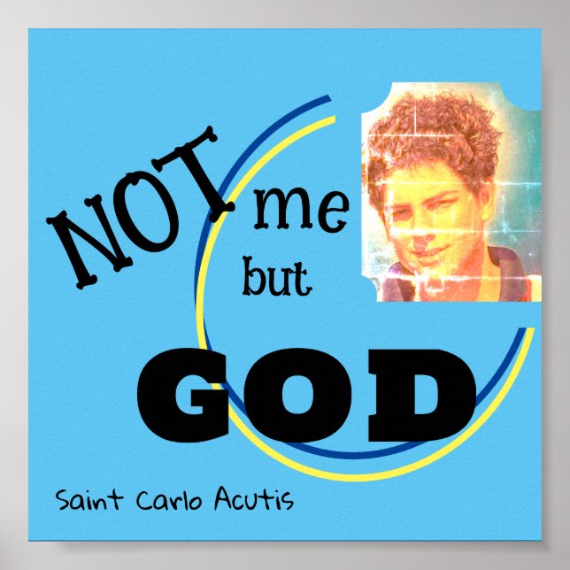 Saint Carlo Acutis Poster (Vorne)