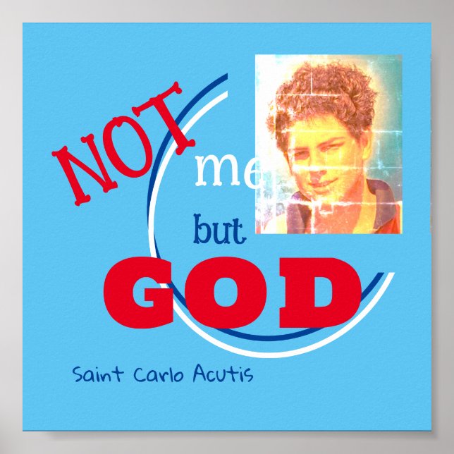 Saint Carlo Acutis Poster (Vorne)