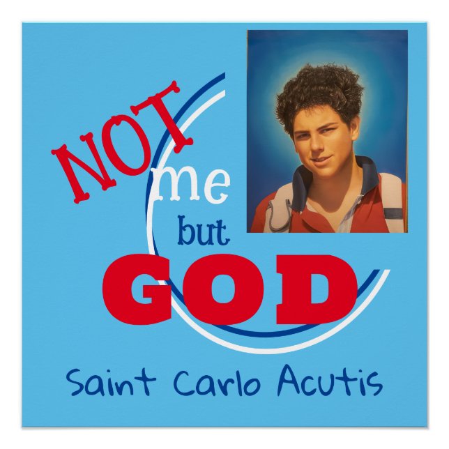 Saint Carlo Acutis Poster (Vorderseite)