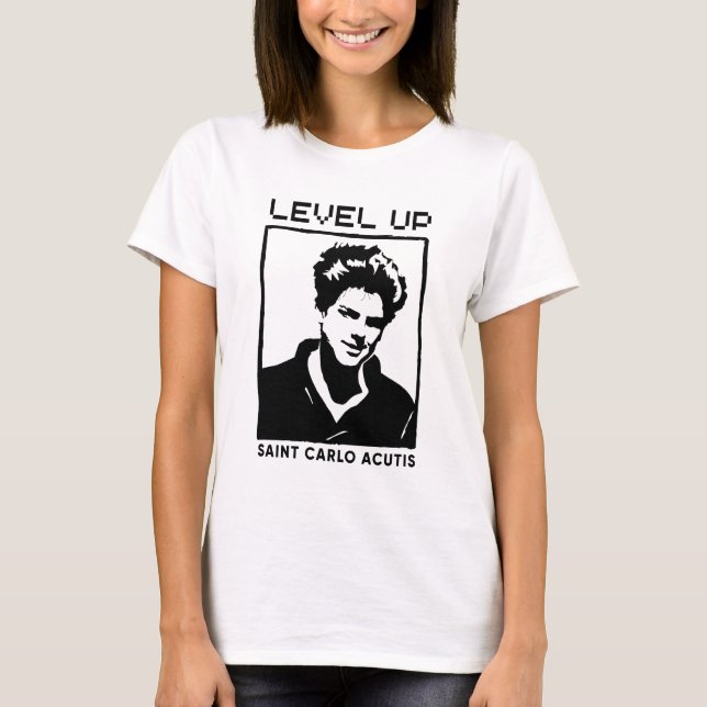 Saint Carlo Acutis T - Shirt (Vorderseite)