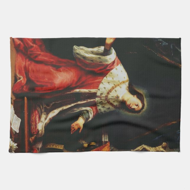 Saint Casimir Jagiellon Geschirrtuch (Horizontal)