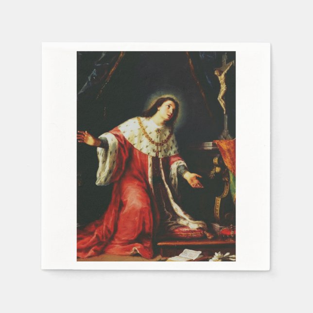 Saint Casimir Jagiellon Serviette (Vorderseite)