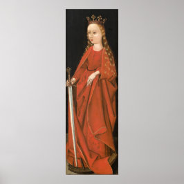 Saint Catherine - Starck Triptych Fine Art Poster