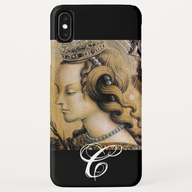 Saint Catherine von Alexandria Monogram Case-Mate iPhone Hülle (Rückseite)