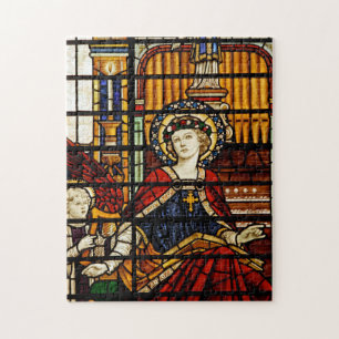 Saint Cecilia Festglas Puzzle
