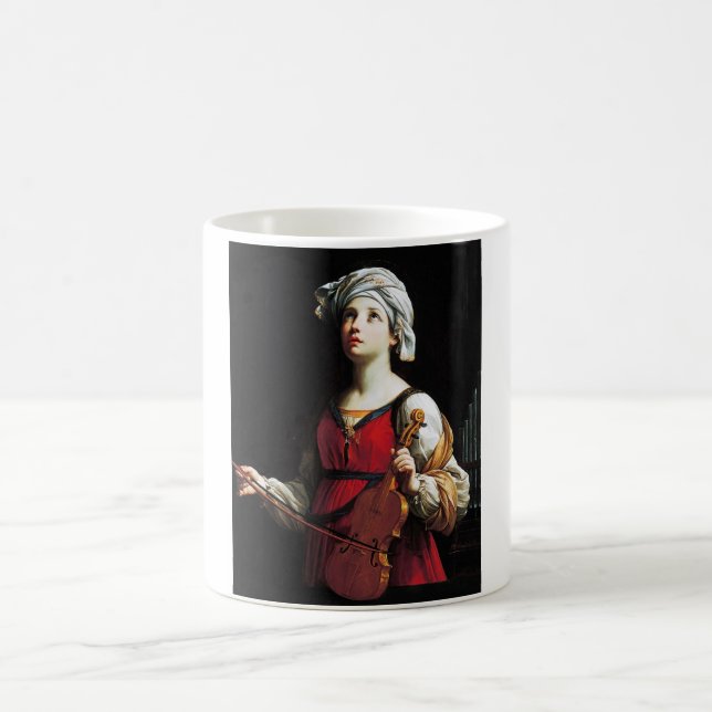 Saint Cecilia (St. Cecilia), Guido Reni Kaffeetasse (Mittel)