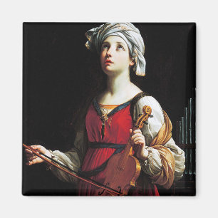 Saint Cecilia (St. Cecilia), Guido Reni Magnet