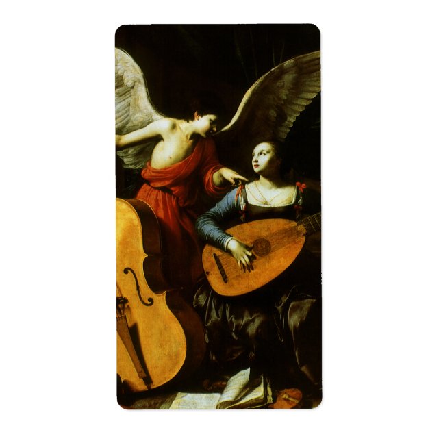 Saint Cecilia und Angel von Carlo Saraceni (Vorne)