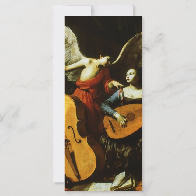 Saint Cecilia und Angel von Carlo Saraceni (Vorderseite)