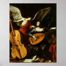 Saint Cecilia und Angel von Carlo Saraceni