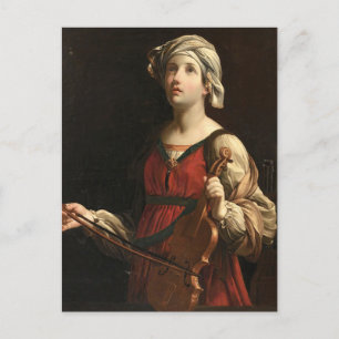 Saint Cecilia von Guido Reni Postkarte