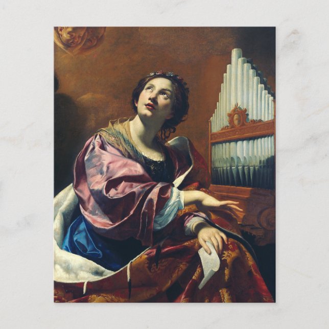Saint Cecilia von Simon Vouet (Vorderseite)