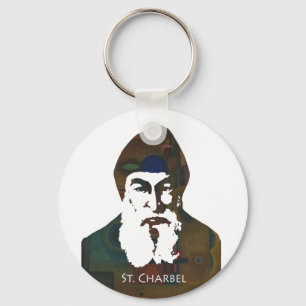 Saint Charbel Schlüsselanhänger