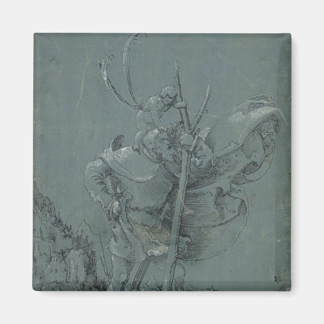 Saint Christopher, 1510 Magnet (Vorne)