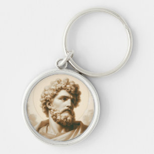 Saint Christopher Artwork Religiösen Schutz Kunst Schlüsselanhänger