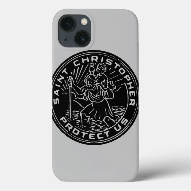 Saint Christopher Medal Case-Mate iPhone Hülle (Rückseite)