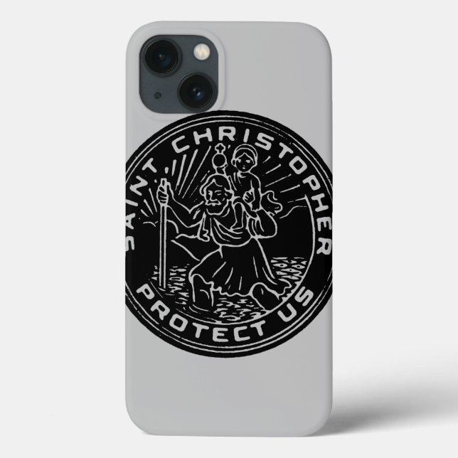 Saint Christopher Medal Case-Mate iPhone Hülle (Rückseite)