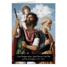 Saint Christopher mit dem Säugling Christus