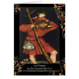 Saint Christopher mit dem Säugling Christus