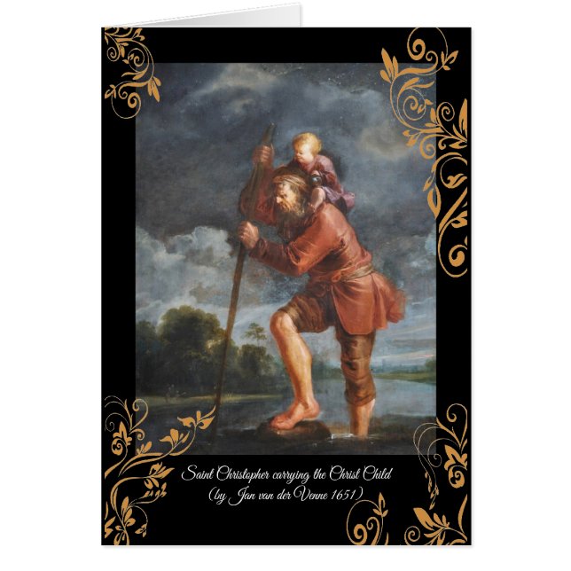 Saint Christopher mit Säugling Christ (Vorne)